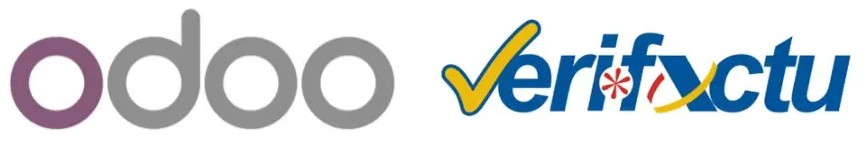 Logotipo de Odoo y Verifactu
