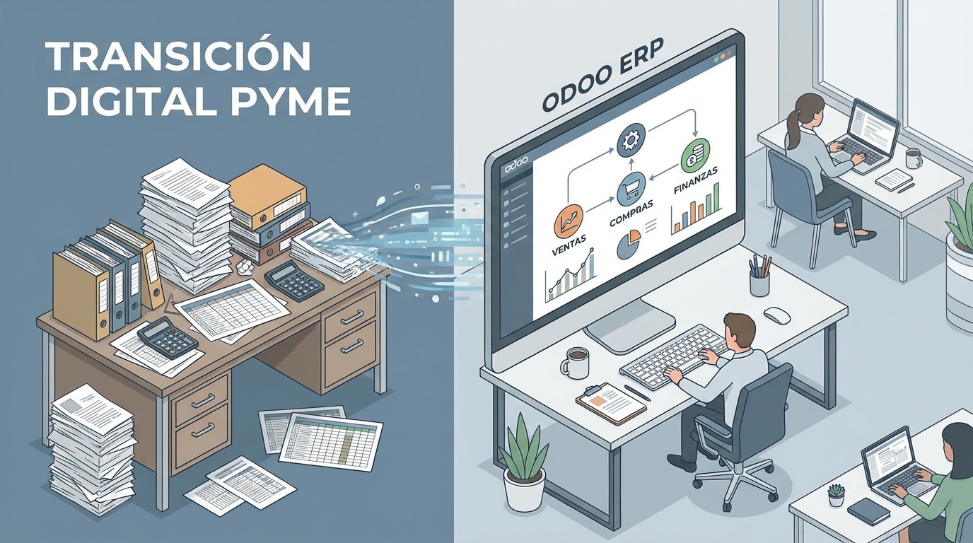 Transición digital con ERP Odoo