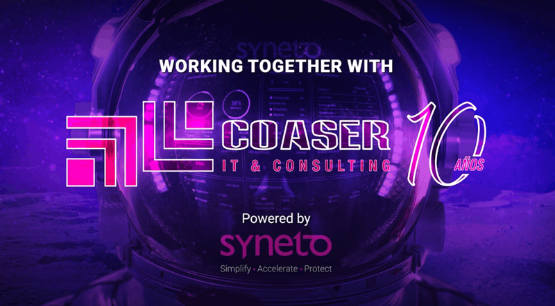 ¡Trabajando juntos con Syneto! Nuestro gran aliado para la protección del dato e hiperconvergencia.